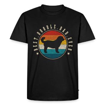 Goldendoodle chien le cadeau Dood - T-shirt Premium bio Homme - noir - Devant - Nico (187cm)
