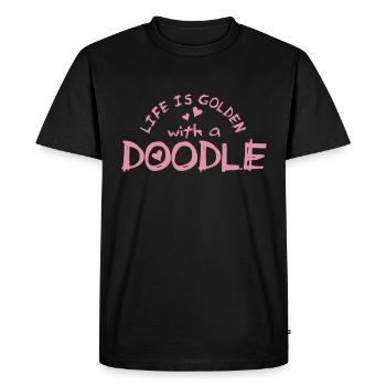 Goldendoodle chien le cadeau Dood - T-shirt Premium bio Homme - noir - Devant - Nico (187cm)