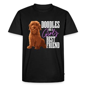 Goldendoodle chien le cadeau Dood - T-shirt Premium bio Homme - noir - Devant - Nico (187cm)