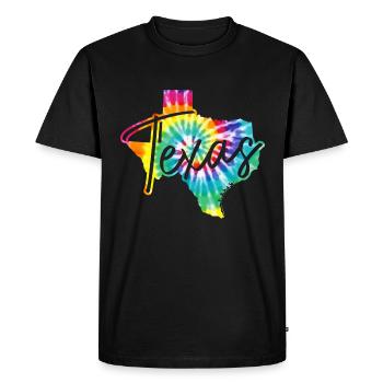 Texas - T-shirt Premium bio Homme - noir - Devant - Nico (187cm)