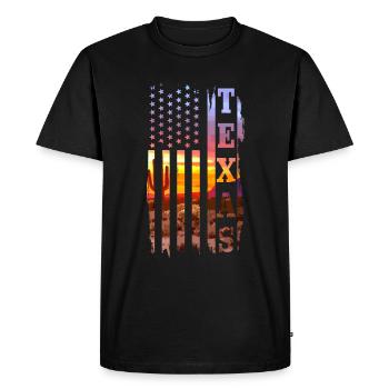 Texas - T-shirt Premium bio Homme - noir - Devant - Nico (187cm)