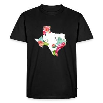 Texas - T-shirt Premium bio Homme - noir - Devant - Nico (187cm)