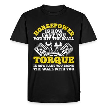 Mécanicien Tuning Tuner Car Lover Cadeau Pfe - T-shirt Premium bio Homme - noir - Devant - Nico (187cm)