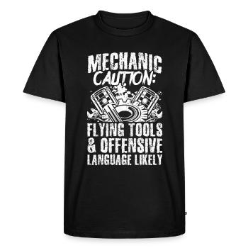 Mécanicien Tuning Tuner Car Lover Gift Aut - T-shirt Premium bio Homme - noir - Devant - Nico (187cm)