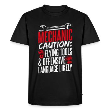Mécanicien Tuning Tuner Voiture Amant Cadeau Do - T-shirt Premium bio Homme - noir - Devant - Nico (187cm)