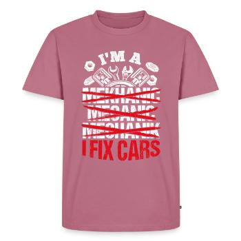 Tuning Car Repairs Cars Mechanic Tools - Men's Premium Organic T-Shirt - mauve - Front - Nico (187cm)