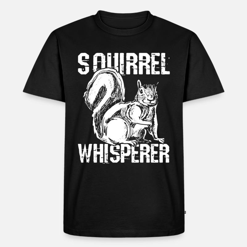 Eichhörnchen - Männer Premium Bio T-Shirt - Schwarz
