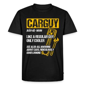 Tuning Amoureux De Voiture Réparation De Voitures Mécanicien D - T-shirt Premium bio Homme - noir - Devant - Nico (187cm)