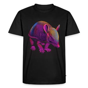Gürteltier - Männer Premium Bio T-Shirt - Schwarz - Vorne - Nico (187cm)
