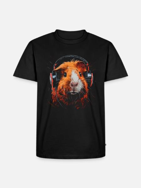 Guinea Pig Funny Gift - Men's Premium Organic T-Shirt - black