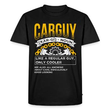 Tuning Amoureux De Voiture Réparation De Voitures Mécanicien D - T-shirt Premium bio Homme - noir - Devant - Nico (187cm)