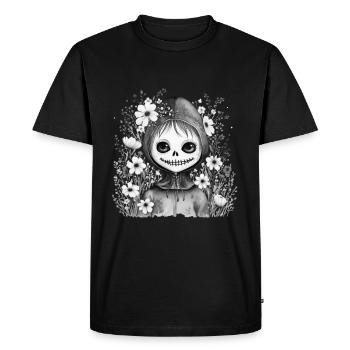 halloween ghoul - Men's Premium Organic T-Shirt - black - Front - Nico (187cm)