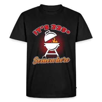 Barbecue Barbecue Grillades - T-shirt Premium bio Homme - noir - Devant - Nico (187cm)