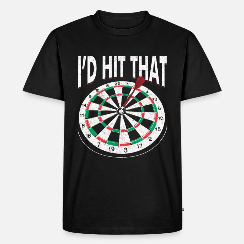 Darter Spruch - Männer Premium Bio T-Shirt - Schwarz