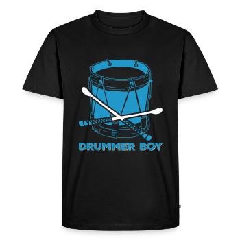 Cadeau Batteur Batteur Batteur - T-shirt Premium bio Homme - noir - Devant - Nico (187cm)