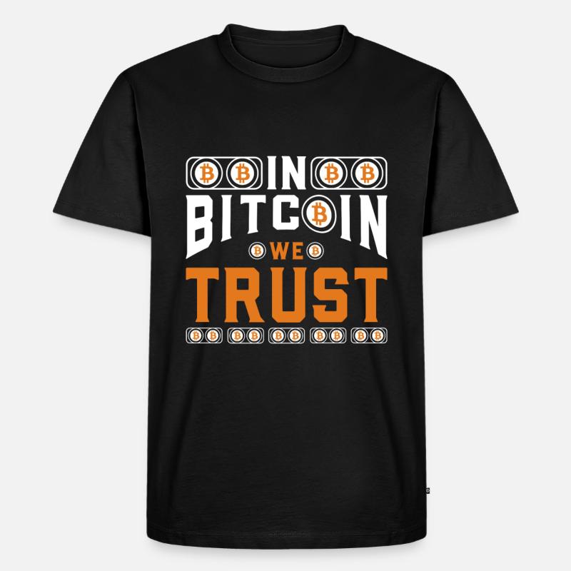 Conception du bitcoin - T-shirt Premium bio Homme - noir