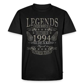 December 1994 Jubilee 1994 Legends December - Men's Premium Organic T-Shirt - black - Front - Nico (187cm)