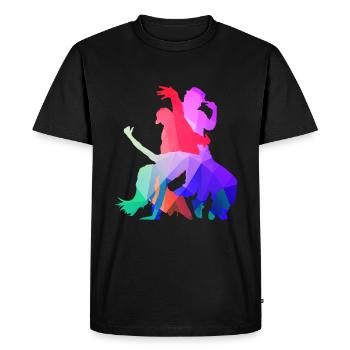 Breakdancer bboy - T-shirt Premium bio Homme - noir - Devant - Nico (187cm)