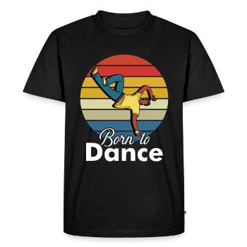 Breakdance - Breakdancer - Breakdancing - BBoy - Men's Premium Organic T-Shirt - black - Front - Nico (187cm)