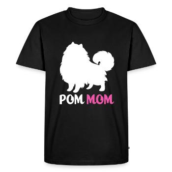 Pomeranian Pomeranian Dog Dad - Men's Premium Organic T-Shirt - black - Front - Nico (187cm)