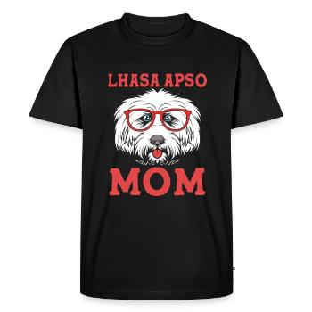 Lhassa Apso - T-shirt Premium bio Homme - noir - Devant - Nico (187cm)
