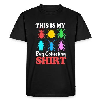 Entomologie des insectes - T-shirt Premium bio Homme - noir - Devant - Nico (187cm)