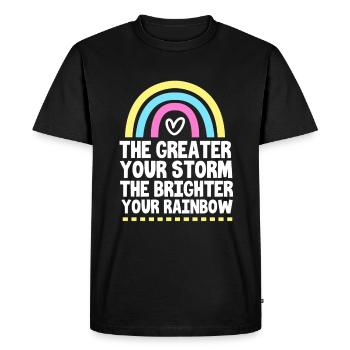 Embryo Transfer Day Fetus - Men's Premium Organic T-Shirt - black - Front - Nico (187cm)