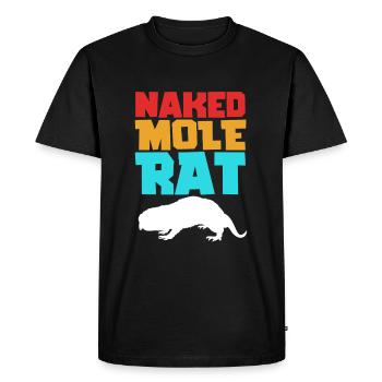 Chiot de sable - T-shirt Premium bio Homme - noir - Devant - Nico (187cm)