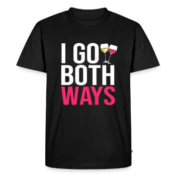 Sommelier - Men's Premium Organic T-Shirt - black - Front - Nico (187cm)