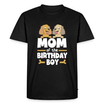 Cocker Spaniel Mom Dog Mom - Men's Premium Organic T-Shirt - black - Front - Nico (187cm)