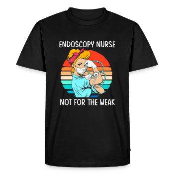 Gastroenterology - Men's Premium Organic T-Shirt - black - Front - Nico (187cm)