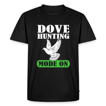Pigeon Hunting Hunter Pigeon Hunting - Men's Premium Organic T-Shirt - black - Front - Nico (187cm)