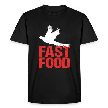 Pheasant Hunting Hunting Hunting Pheasant - Men's Premium Organic T-Shirt - black - Front - Nico (187cm)