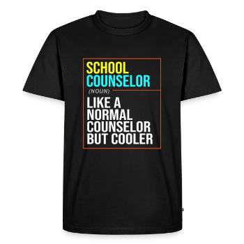 Schulbetreuer Schulberater Mentor Conseiller scolaire - T-shirt Premium bio Homme - noir - Devant - Nico (187cm)
