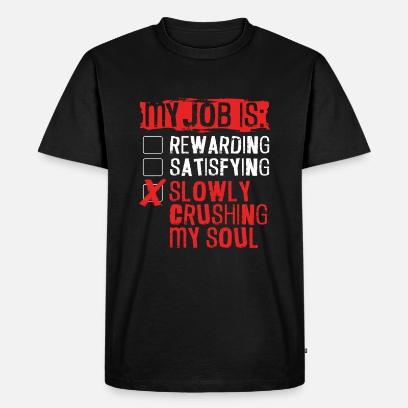 Medical Programmer Medical Coder - Men's Premium Organic T-Shirt - black