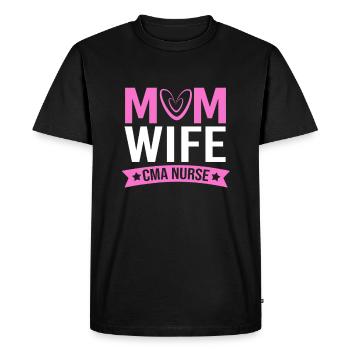 Medical Assistant MFA Mom Wife Mother - Men's Premium Organic T-Shirt - black - Front - Nico (187cm)