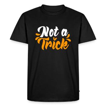 Sexe Révélation Halloween Papa en devenir - T-shirt Premium bio Homme - noir - Devant - Nico (187cm)