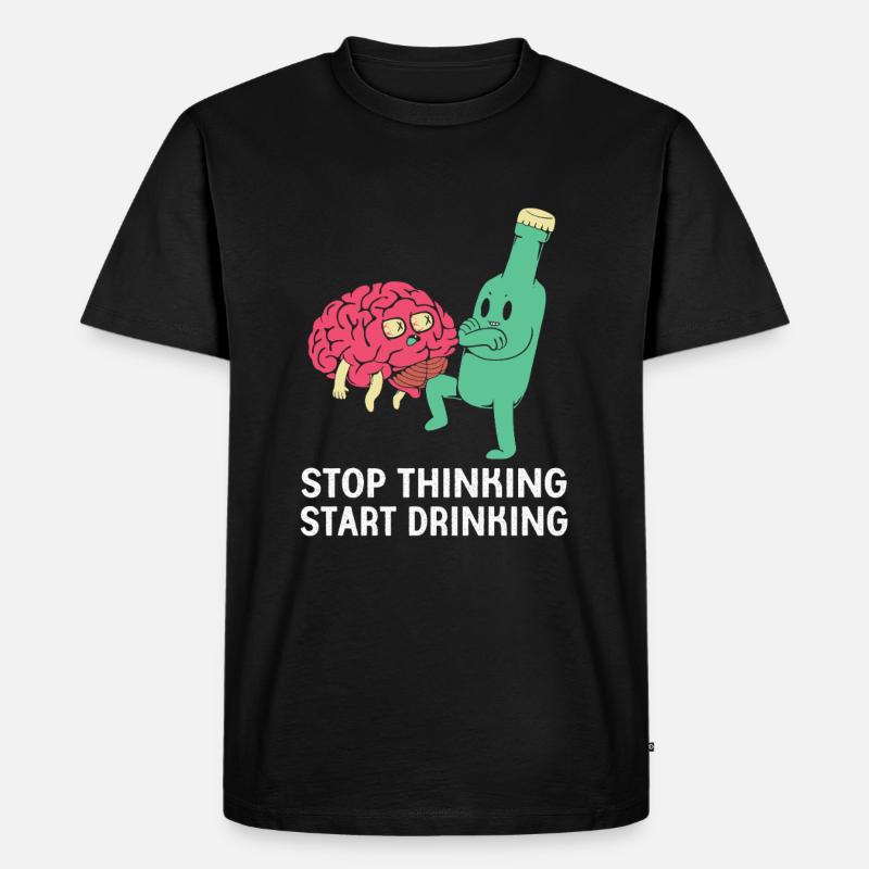 Lebensmittel Ernährung Nahrungsmittel - Männer Premium Bio T-Shirt - Schwarz