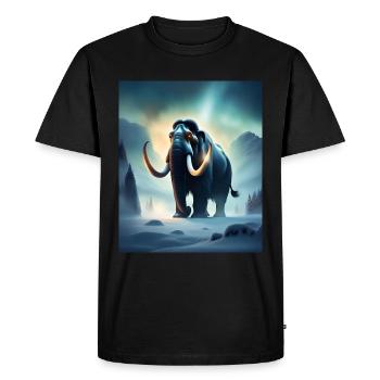 mammouth maléfique effrayant - T-shirt Premium bio Homme - noir - Devant - Nico (187cm)