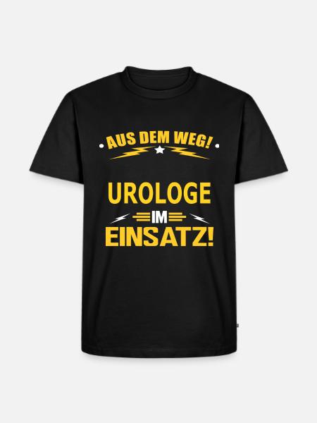 UROLOGE - Männer Premium Bio T-Shirt - Schwarz