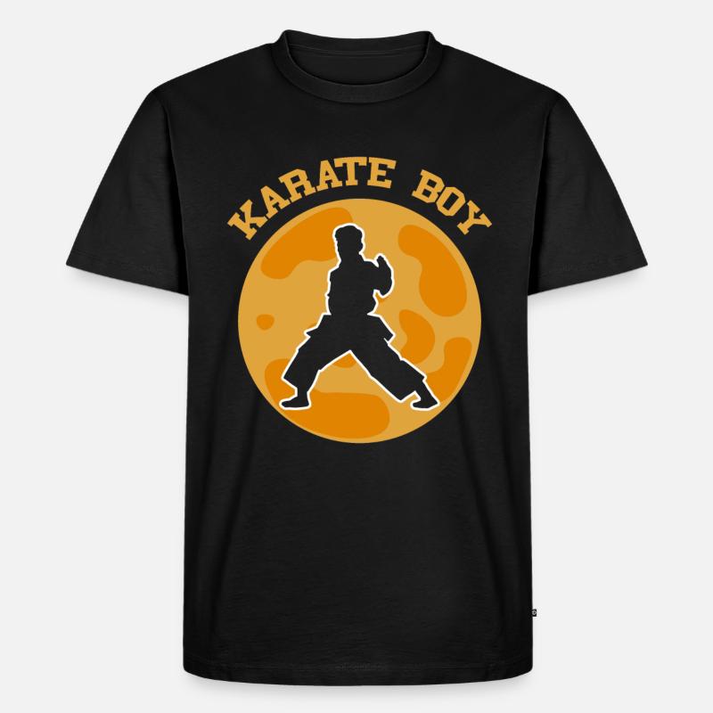 Karate Boy Karate Kid - Männer Premium Bio T-Shirt - Schwarz