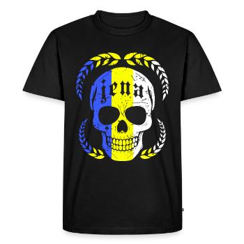 Jena Skull Vintage - T-shirt Premium bio Homme - noir - Devant - Nico (187cm)