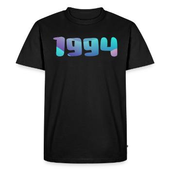 1994 Birthday Gift Vintage 1994 Retro 1994 - Men's Premium Organic T-Shirt - black - Front - Nico (187cm)