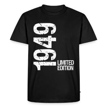 Édition limitée de 1949 - T-shirt Premium bio Homme - noir - Devant - Nico (187cm)