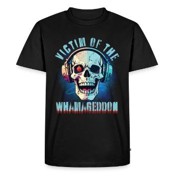 Victim of the Whamageddon - Men's Premium Organic T-Shirt - black - Front - Nico (187cm)