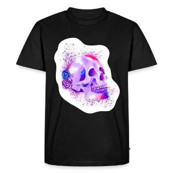 Skull - Skull - Men's Premium Organic T-Shirt - black - Front - Nico (187cm)