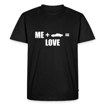 Voiture voiture amour voiture voiture love voiture - T-shirt Premium bio Homme - noir - Devant - Nico (187cm)