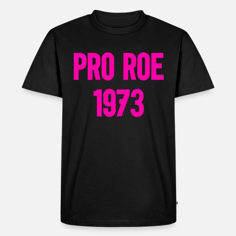 1973 Pro Roe - Männer Premium Bio T-Shirt - Schwarz