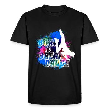 Breakdance kid boy breakdancer gift Cool - Men's Premium Organic T-Shirt - black - Front - Nico (187cm)