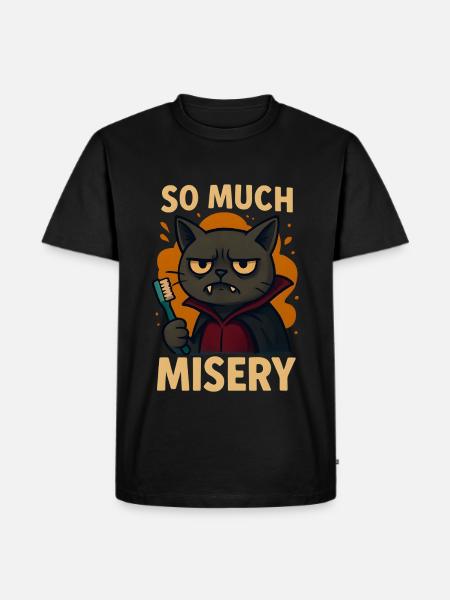Halloween Costume Cat Gift - Men's Premium Organic T-Shirt - black